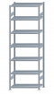 Steckregal Grundregal - Fachbodenregal mit Längenriegel, H3000xB1000xT500 mm, 7 Fachböden, Fachlast 250kg, sendzimirverzinkt