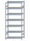 Steckregal Grundregal - Fachbodenregal mit Längenriegel, H3000xB1300xT600 mm, 7 Fachböden, Fachlast 250kg, sendzimirverzinkt