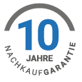 10 Jahre Nachkaufgarantie